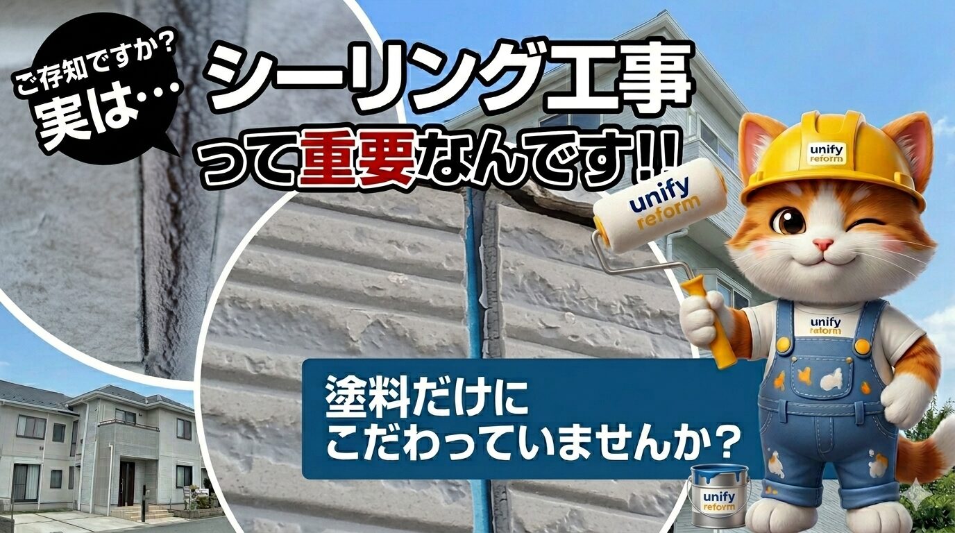 足立区・シ-ル・外壁塗装