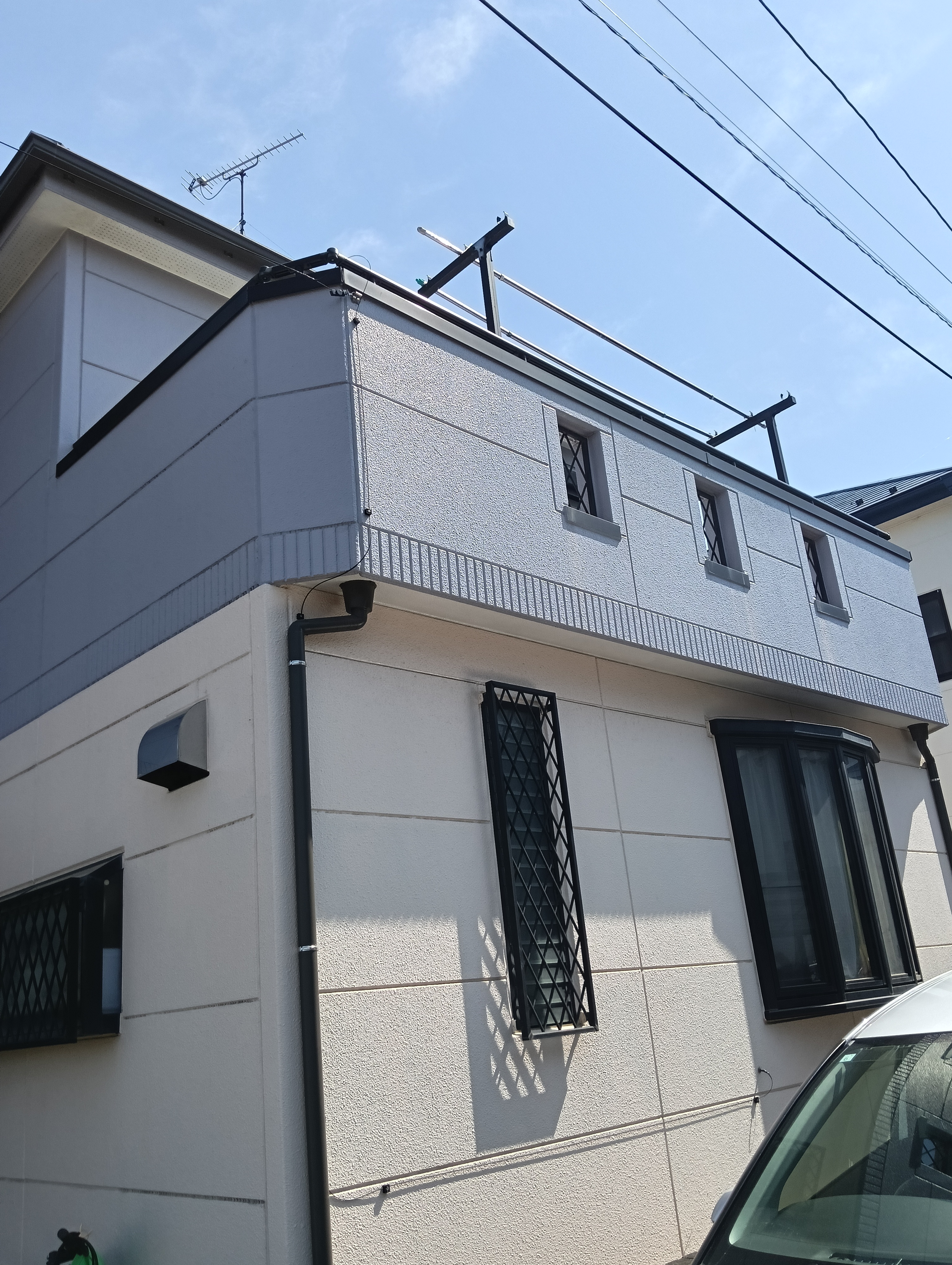 三郷市N様邸の外壁塗装・屋根塗装完了後の外観写真