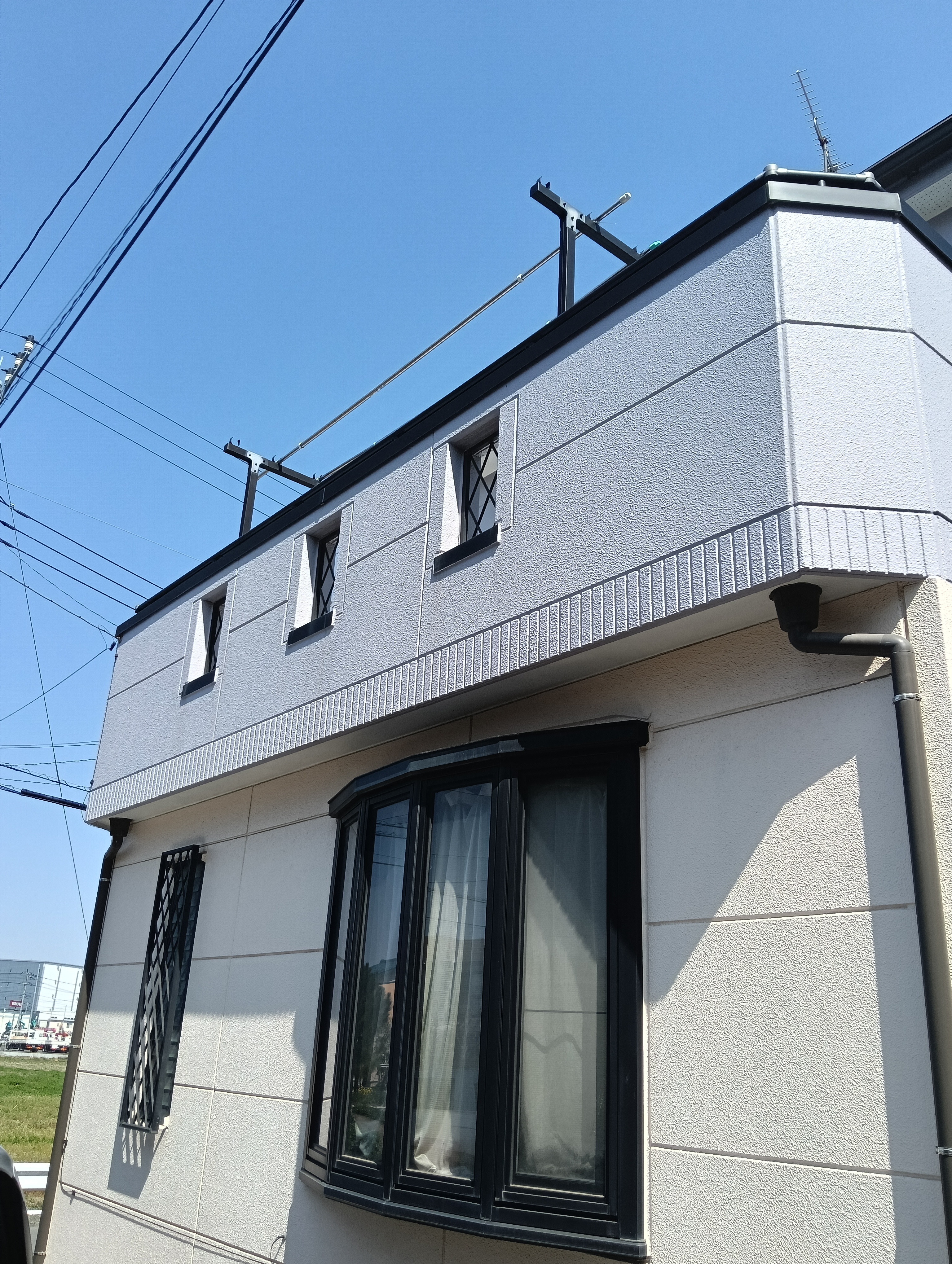 三郷市N様邸の外壁塗装・屋根塗装完了後の外観写真