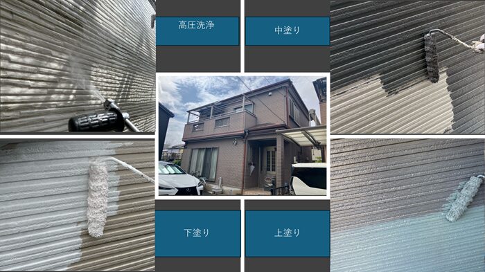 草加市・外壁塗装